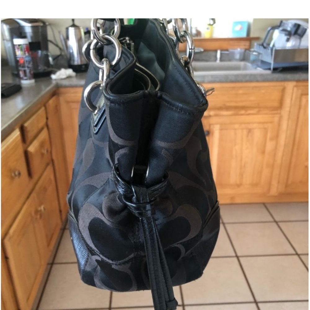 3 Piece Coach Bundle. Authentic black Bag, Wallet and checkbook cover.